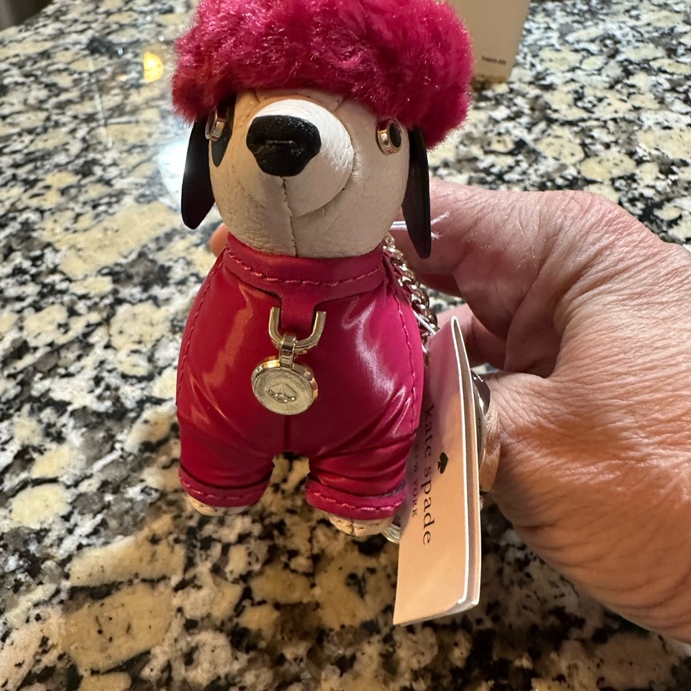 Kate Spade Pink Plush Dog Accessory
Not for sale